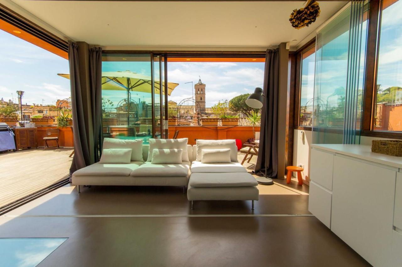 Pelliccia 11 Trastevere Penthouse Roma Esterno foto