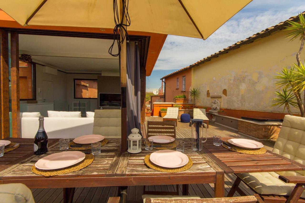 Pelliccia 11 Trastevere Penthouse Roma Esterno foto